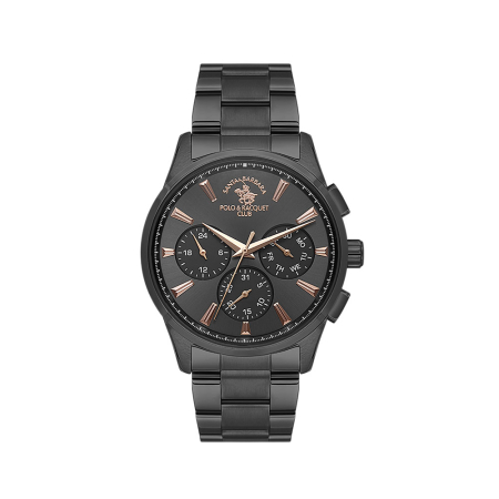 Ceasuri - Santa Barbara Polo Noble - Ceas Barbatesc Quartz Antracit SB.1.10648-5