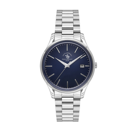 Ceasuri - Santa Barbara Polo Noble - Ceas Barbatesc Quartz Argintiu SB.8.10010-3