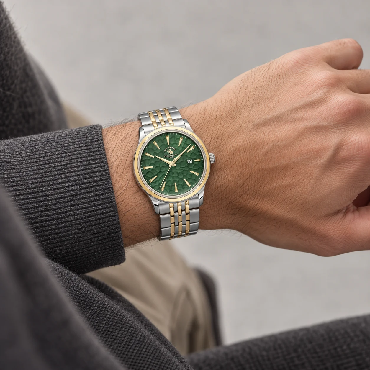 Santa Barbara Polo Noble - Ceas Barbatesc Quartz Auriu SB.4.10037-6 [2]
