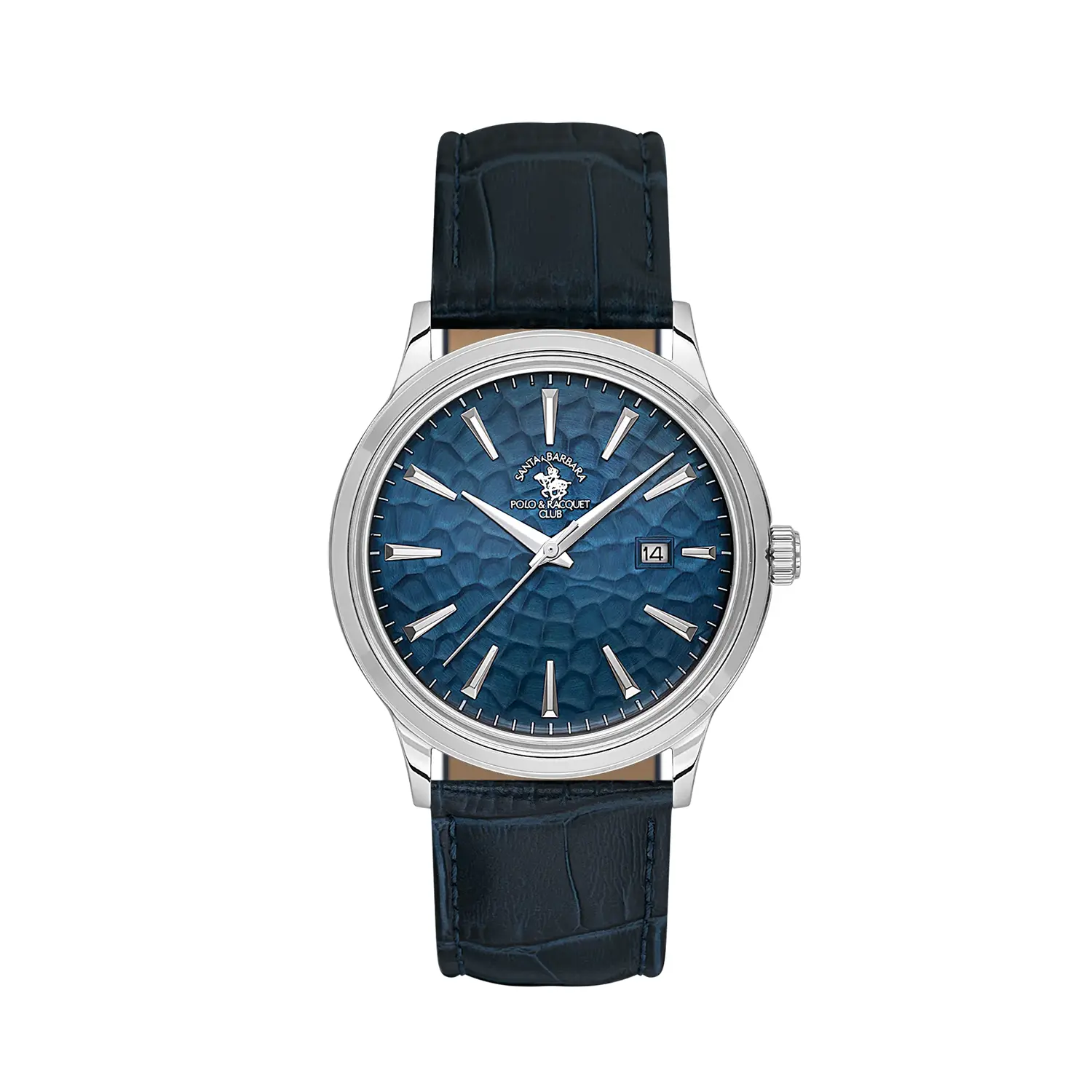 Ceasuri si Ochelari - Santa Barbara Polo Noble - Ceas Barbatesc Quartz Bleumarin SB.4.10038-3