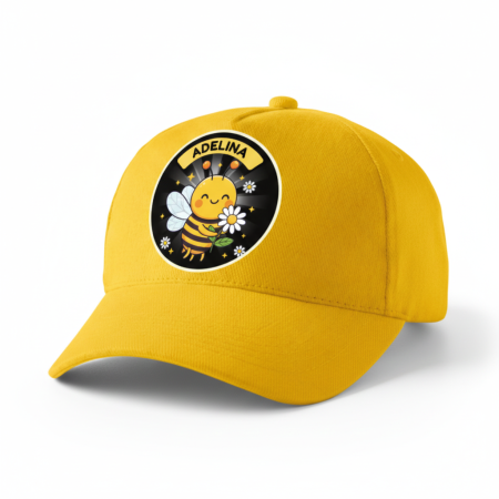 Cadouri pentru profesori sau absolventi - Sapca personalizata cu Albinute pentru scoala sau concursuri  ❤️ E-Cadou.com