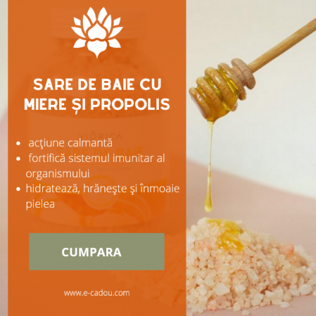 Valentine's Day - Sare de baie cu miere și propolis