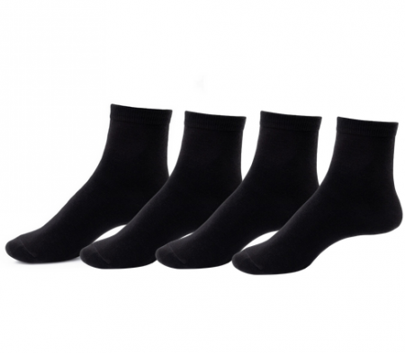 Set 4 perechi sosete femei din bumbac şi elastan, Ciserom 226, negre [1]