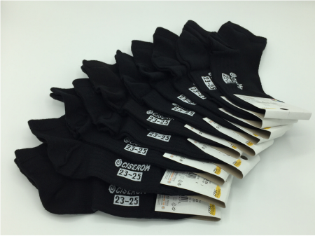 Set 5 perechi sosete femei din bumbac şi elastan, Ciserom 243 [1]