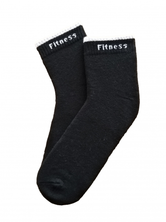 Set 4 perechi sosete flausate Fitness femei din bumbac şi elastan, Ciserom 235F, MARIME 35-39 [1]