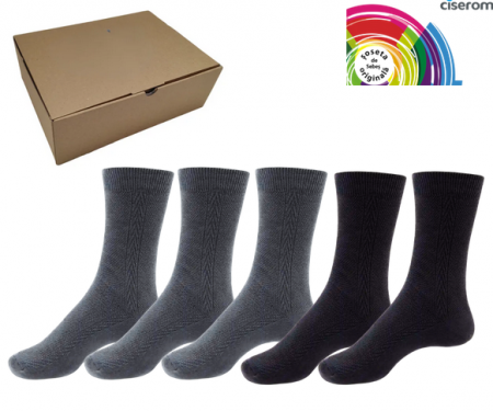 Set sosete bob de orez barbati, bumbac, Ciserom 180 [0]