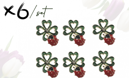 Bijuterii - Set Brose Trifoi 3x3 cm  BR23.062