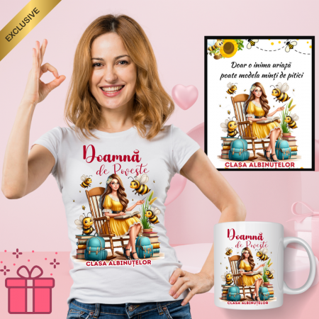 Set Cadou 3in1 Personalizat pentru Profesori la Clasa Albinuțelor de 8 Martie Set Cadou 3in1 Personalizat pentru Profesori la Clasa Albinuțelor de 8 Martie