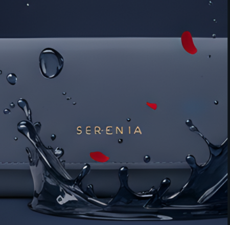 Set cadou femei Portofel si Curea de piele naturala 100% produs in Romania, albastru 3cm ,SRN_ALCB03 [3]