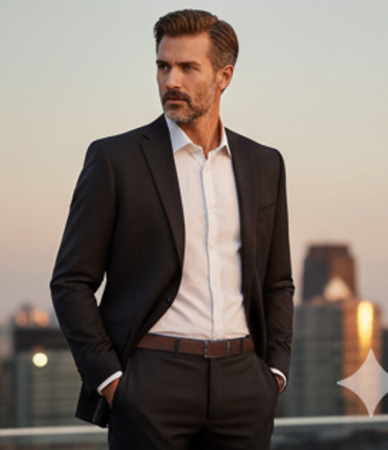 Set cadou Portofel din piele naturala si Curea din piele ecologica A-2185-4B, latime curea 3.5cm, e-CADOU [4]