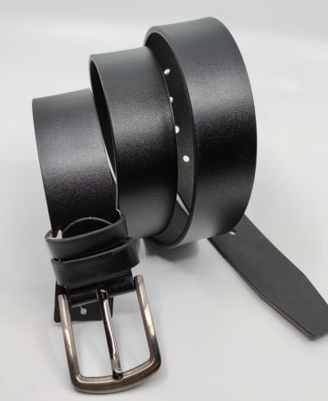 Set cadou Portofel piele si Curea piele ecologica de barbati neagra,PB-LY1113, latime curea 3.5cm [1]