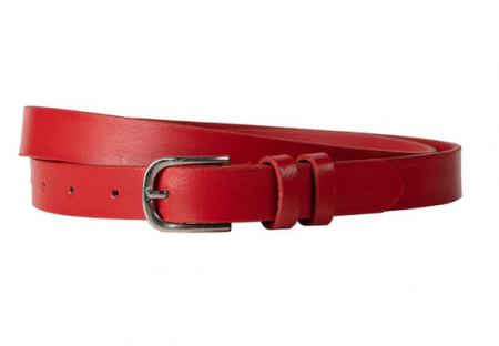 Set cadou femei Portofel si Curea de piele naturala 100% produs in Romania, rosu,SRN_ALC01 [1]