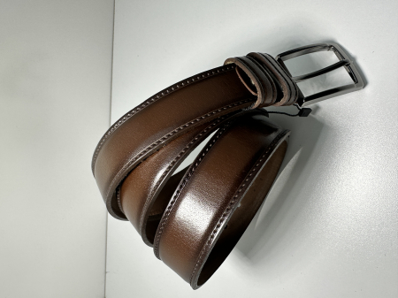 Set cadou Portofel si Curea de piele naturala de barbati maro,TRN23.3503, latime curea 3.5cm [1]