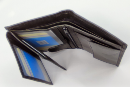 Set cadou Portofel si Curea de piele naturala de barbati negru, produs in Romania, cu cusatura pe margini [2]