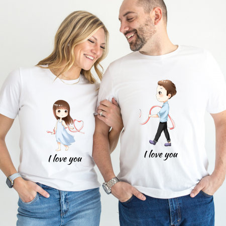 Set cana si tricou personalizate pentru ziua indragostitilor Valentines Day SVD3012 [2]
