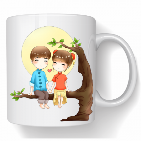 Set cana si tricou personalizate pentru ziua indragostitilor Valentines Day SVD3017 [1]