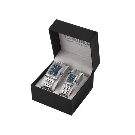 Ceasuri - Set ceasuri pentru dama si barbati, Daniel Klein Pair DK.1.14011.3