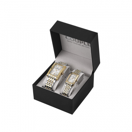 Ceasuri - Set ceasuri pentru dama si barbati, Daniel Klein Pair DK.1.14011.6