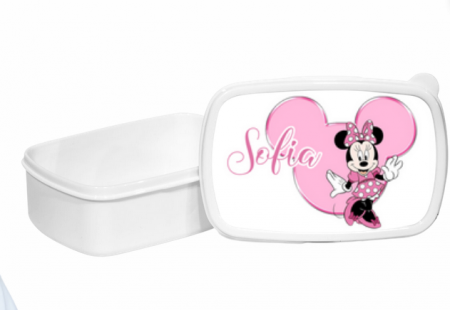 Set promotional Back to school prima zi de gradinita scoala din bumbac model Minnie  ABS335 [3]