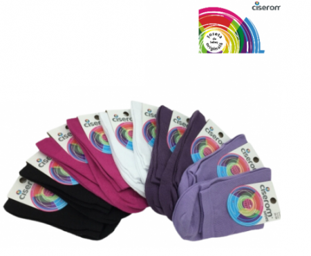 Fashion - Set sosete Ciserom  din bumbac cu imprimeu, made in Romania, model 321