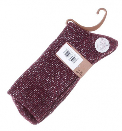 Set Sosete de dama cu sclipici, din bumbac,  5in1, NPX33-11 [4]