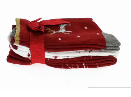 Set Sosete femei cu tematica de Craciun, 3in1, SNX7769 [2]