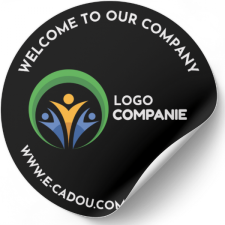Set stickere etichete autoadezive personalizate  Logo companiei [1]