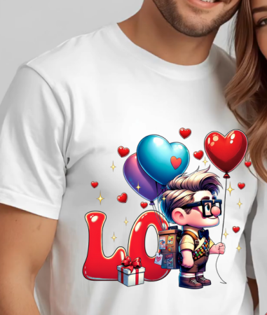 Set tricouri pentru cuplu personalizate cu imprimeu – Minnie & Mickey | Valentine’s Day ❤️ [2]