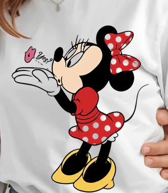 Set tricouri pentru cuplu personalizate cu imprimeu – Minnie & Mickey | Valentine’s Day ❤️ [1]