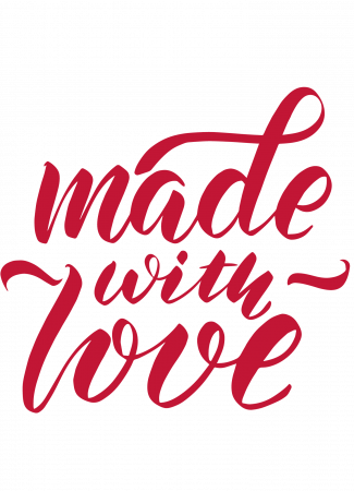 Set tricouri pentru cuplu personalizate Valentines Day VD2413 Made with love [1]