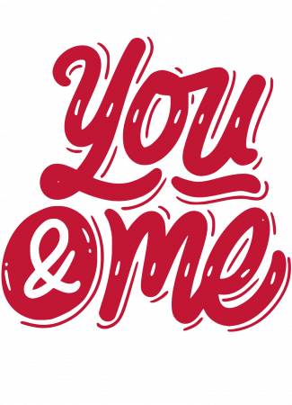 Set tricouri pentru cuplu personalizate Valentines Day VD2417B You & me [1]