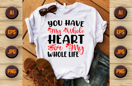 Set tricouri pentru cuplu personalizate Valentines Day VD2433 [2]