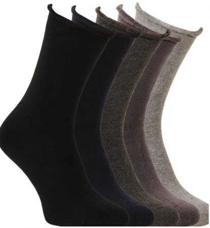 Sosete barbati groase de iarna din bumbac, cu manseta larga penttru picioare umflate FGV0959 [1]