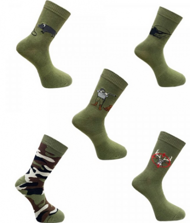 Sosete barbati thermo din bambus, set 5 perechi, FEV5713, perfecte pentru iarna, vanatori [0]