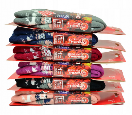 Sosete thermo de iarna, foarte groase, -25grade, NV7807 negre [2]