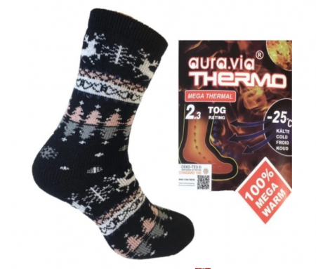 Sosete thermo de iarna, foarte groase, -25grade, NV7807 bleomarin [0]