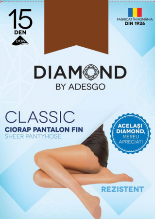 Strampi femei Clasic Fashion Aloe Vera, maro castane, lycra, 15DEN [0]