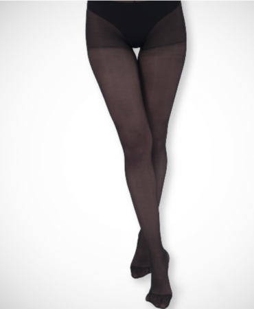 Strampi femei Clasic Fashion Aloe Vera negru, lycra, 15DEN [1]