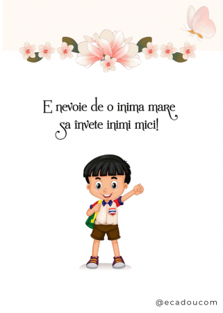 Tablou Cadou invatatoare sau profesoare 8 martie cu mesaje personalizate T1015_17 [1]