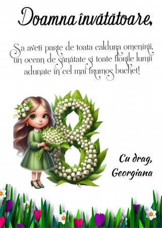 Tablou Cadou invatatoare sau profesoare 8 martie cu mesaje personalizate T1016_03 [1]