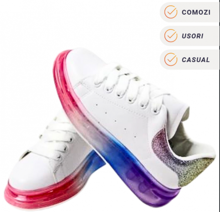 Tenisi dama albi Rainbow V8007-1 [0]