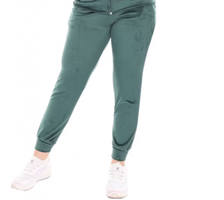 Trening dama, catifea soft, fermoar, verde Emerald, e-Cadou [1]