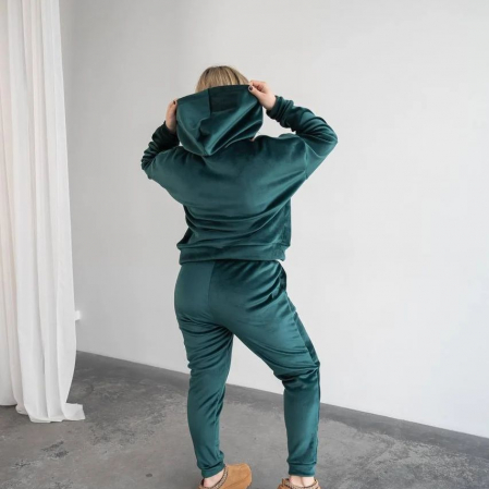 Trening marime mare batal dama, catifea soft, verde Emerald, 8072-24 e-Cadou [2]