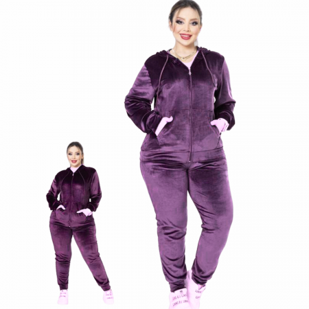 Trening dama MOV, catifea soft, fermoar, e-Cadou [0]