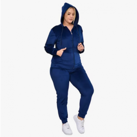 Trening dama bleomarin, catifea soft, fermoar, e-Cadou [1]
