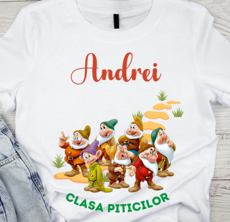 Tricou absolvire Clasa piticilor pentru  educatoare, elevi clasa 4 sau gradinita ABS10900 [1]