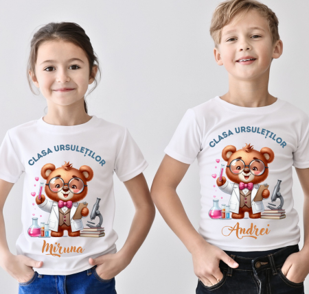 Tricou absolvire Clasa ursuletilor pentru elevi clasa 4 sau gradinita ABS1075 [1]