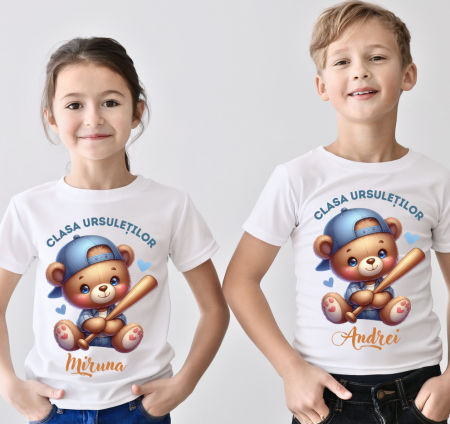 Tricou absolvire Clasa ursuletilor pentru elevi clasa 4 sau gradinita ABS1080 [1]
