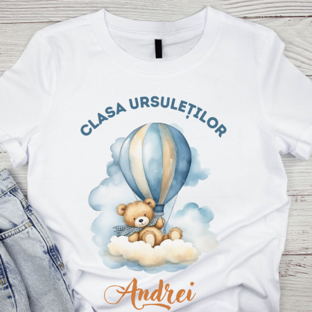 Cadouri copii 9 ani - Tricou absolvire Clasa ursuletilor pentru elevi clasa 4 sau gradinita ABS1073