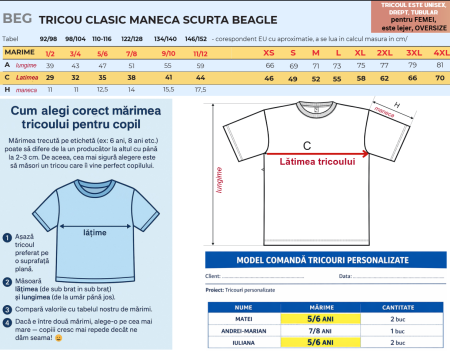 Tricou absolvire elevi clasa 4 sau gradinita Clasa Floricelelor [2]